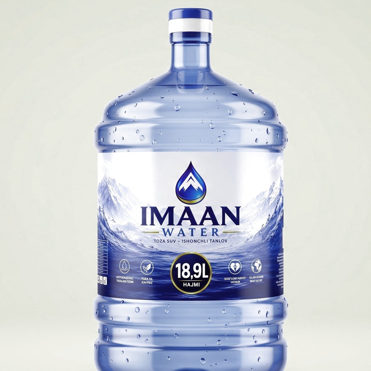 IMAAN WATER 19 litrli ichimlik suvi idishi